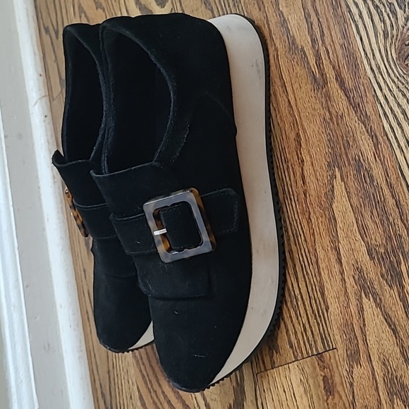 Pelle Moda Odate Slip-On Platform Sneaker With Buckle Size 8 - Picture 3 of 10